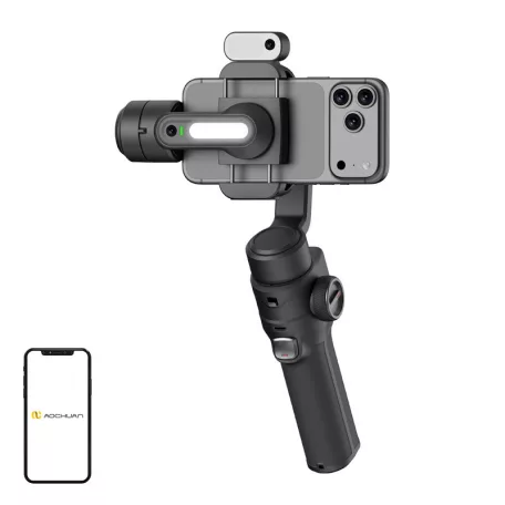 AOCHUAN S3 stabilizátor AI-érzékelővel (fekete)