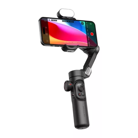 AOCHUAN XE gimbal RGB-megvilágítással (fekete)