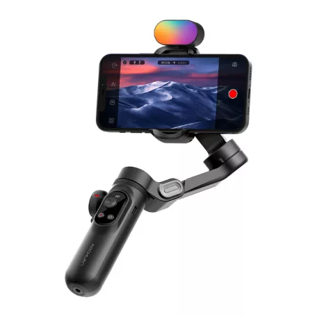 AOCHUAN X Pro gimbal RGB-megvilágítással (fekete)