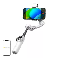 AOCHUAN X2 stabilizátor RGB-megvilágítással (fehér)