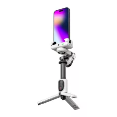 AOCHUAN M1 Pro stabilizátor RGB-megvilágítással (fehér)