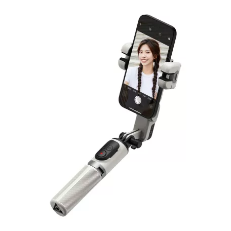 AOCHUAN M1 Pro stabilizátor RGB-megvilágítással (fehér)