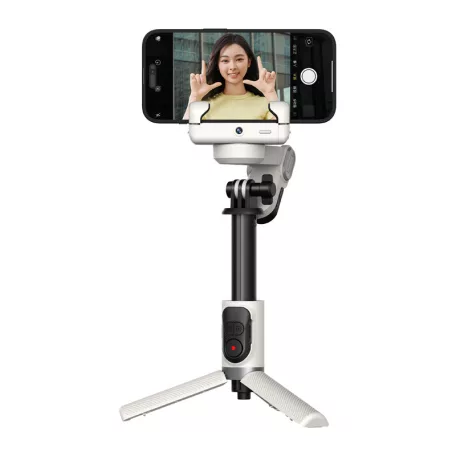 AOCHUAN M1 Pro stabilizátor RGB-megvilágítással (fehér)