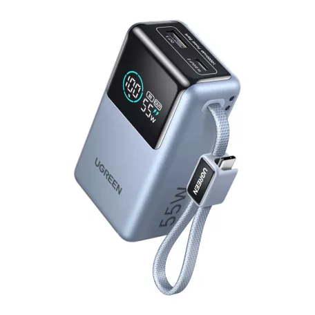 UGREEN PB727 10000 mAh-s power bank, 55 W, USB + USB-C