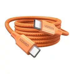 UGREEN L502 PD 5A 1 m-es USB-C kábel (narancssárga)