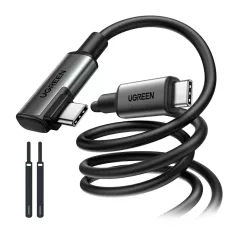   Ugreen US551 USB-C – USB-C kábel, VR, 5 Gbps, 5 m (fekete)
