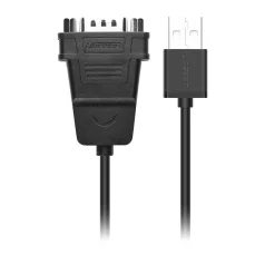 Ugreen CR104 USB-DB9/RS-232 kábel, 1,5 m (fekete)