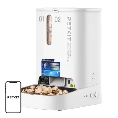   PETKIT Yumshare Dual Hopper 2 kamerás kettős tartályos állateledel-adagoló