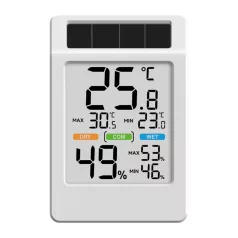   BALDRTHERM B0590TH-V6 napenergiával működő hő- és páratartalom-mérő, nagy kijelzővel