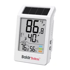   BALDRTHERM B0707 napenergiával működő hő- és páratartalom-mérő
