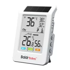   BALDRTHERM HCS596WB napenergiával működő, Wi-Fi-kapcsolattal rendelkező hőmérséklet- és páratartalom-mérő