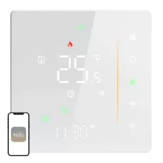   MOES WHT-006-GB-WH Wi-Fi-termosztát elektromos fűtéshez (fehér)