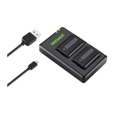 2 db Sony pótakkumulátor és egy NEEWER NP-FW50 töltő szett