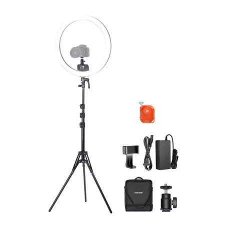 Neewer SRP18C 17 cm-es szelfikészlet kerek LED-es telefonlámpával