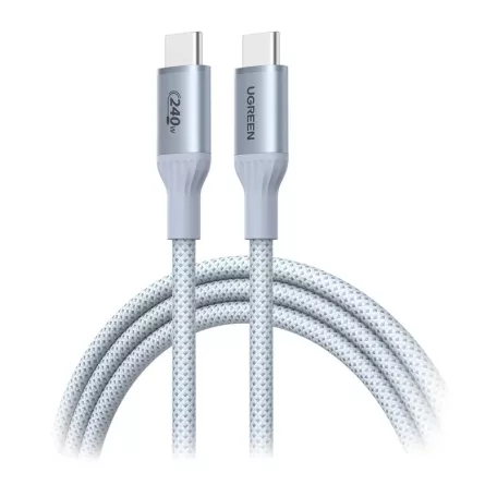 UGREEN L534 USB-C–USB-C kábel, 2 m, 240 W (ezüstfehér)