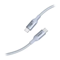 UGREEN L534 USB-C–USB-C kábel, 2 m, 240 W (ezüstfehér)