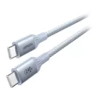 UGREEN L534 USB-C–USB-C kábel, 2 m, 240 W (ezüstfehér)