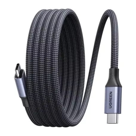 UGREEN L537 USB-C PD 240 W-os kábel, 0,5 m (szürke)