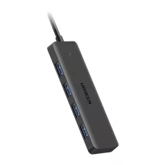   UGREEN CM219 4-portos USB-C–USB-A USB 3.2 Gen1 hub (fekete)