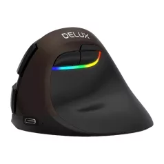   Delux M618Mini Gold ergonómikus egér (USB / Bluetooth / 2,4 GHz)