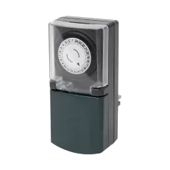 Mechanikus kültéri időzítő óra, 24 h / 30 min