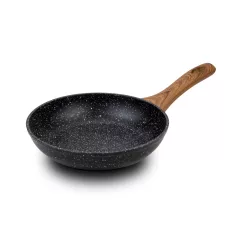   NAVA 10-144-100 serpenyő, 20 cm átmérő, tapadásmentes kőbevonat, indukciós főzőlapon