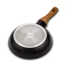 NAVA 10-144-100 serpenyő, 20 cm átmérő, tapadásmentes kőbevonat, indukciós főzőlapon