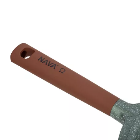 Nava 10-255-002 Ωmega tapadásmentes öntött alumínium serpenyő, kőbevonattal, 24cm