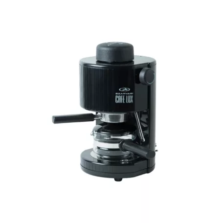 Szarvasi SZV-620 CAFE LUX kávéfőző, 800W, fekete színű, gőzcsappal, üveg kiöntő, biztonsági szelep, 304kPa nyomás