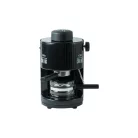 Szarvasi SZV-620 CAFE LUX kávéfőző, 800W, fekete színű, gőzcsappal, üveg kiöntő, biztonsági szelep, 304kPa nyomás