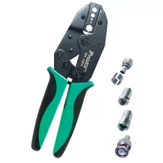   Pro'skit 6PK-230PA préselő fogó, 230 mm, 5 féle mérethez, racsnis áttétel, 6 féle