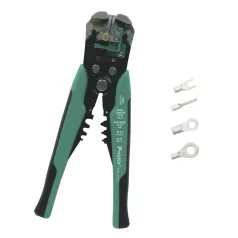   Pro'skit 8PK-317D kábelcsupaszoló és préselő fogó, 210 mm, több féle mérethez, rögzíthető