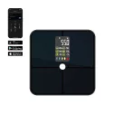 AENO ABS0002S BS2S testmérleg,  180 kg-ig terhelhető, SMART funkciók, profilok, BMI index elemzés, színes kijelző