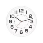 Home AWC250WH fali óra, üveg előlap, kontrasztos, jól leolvasható számlap, 1xAA elem tápellátás, átmérő 250mm