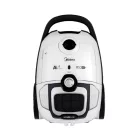 MIDEA B7 MBC1780WB porzsákos porszívó, 800 W, 3 literes porzsák, mosható HEPA12 szűrő, 5 m tápvezeték