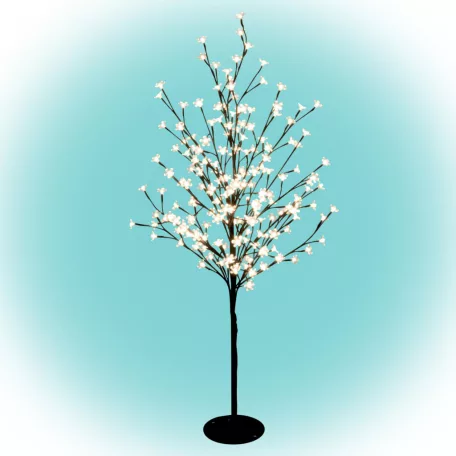 Home CBT 200 virágzó cseresznyefa, 200 db LED, IP44, lecsavarozható fém talp, kültéri