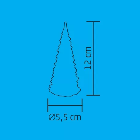 Home CDM 12 asztali dísz, LED-es fenyőfa, 1 db LED