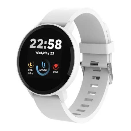 CANYON CNS-SW63SW Lollypop okosóra, 1,3”-os IPS kijelző, IP68, Li-pol akku, Bluetooth, iOS és Android kompatibilis, fehér