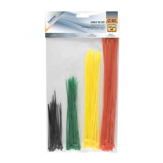   Home CT SET kábelkötegelő szett, 4 szín, 4 méret, 1,9 x 100 mm, 2,0 x 150 mm, 2,5