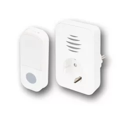   Home DBA1101AC vezeték nélküli csengő, elemes nyomógomb, max 150m hatótáv, 38 dallam