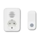 Home DBA1101AC vezeték nélküli csengő, elemes nyomógomb, max 150m hatótáv, 38 dallam