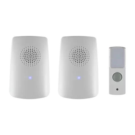 Home DBS 1001DC vezeték nélküli csengőszett, 2 beltéri egység és 1 nyomógomb, 100m