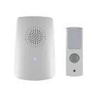 Home DB 1001DC vezeték nélküli csengő, 100m hatótáv, 8 dallam, kék fényjelzés, 256