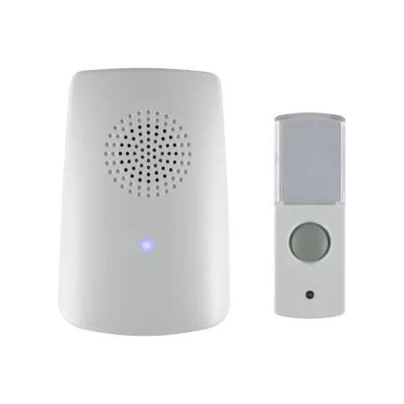 Home DB 1001DC vezeték nélküli csengő, 100m hatótáv, 8 dallam, kék fényjelzés, 256
