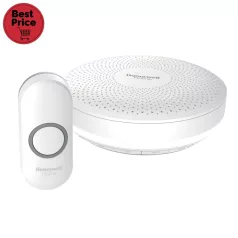   Honeywell Home DCR313N vezeték nélküli csengő, 150m hatótáv, 84 dB, 6 dallam, LED