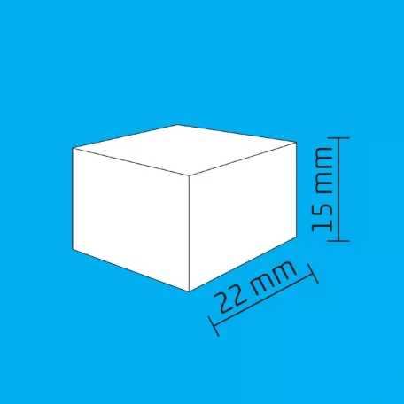 Home DECO 5 dekoráció szett, kocka alakú, 50 db, Ø5 mm-es LED-re, kül- és beltéri