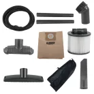 DeWALT DXV20PTA száraz-nedves porszívó, készülékcsatlakozóval, 20 liter, 15 Kpa,37