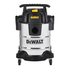   DeWALT DXV25S száraz-nedves porszívó, rozsdamentes váz, 25 liter, 15 Kpa, 37,8 l/s