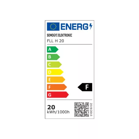 Home FLL H 20 hordozható LED fényvető, 20 W, 1600 lm, összecsukható, állítható dőlésszög