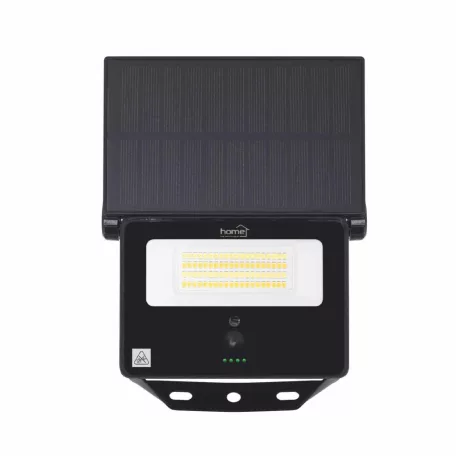 HOME FLP1101SOLAR napelemes LED reflektor, 28 db SMD LED, 1100 lumen, 3 féle színhőmérséklet, mozgásérzékelő, távirányító, IP65